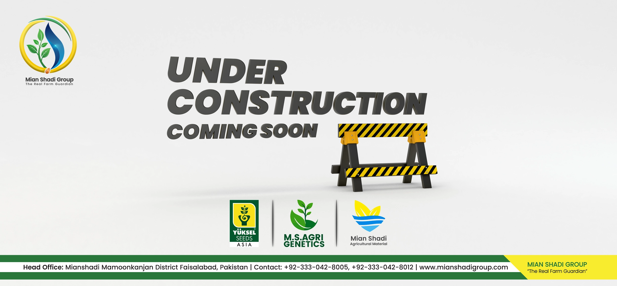 Mian Shadi Group website under construction